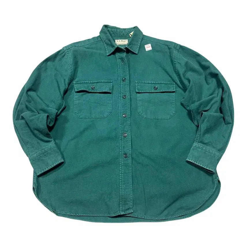 [BUNJANG] L.L.Bean 90s Chamois Cloth Shirt / (바배) L.L.Bean 엘엘빈 90s 샤모아 클로스 셔츠