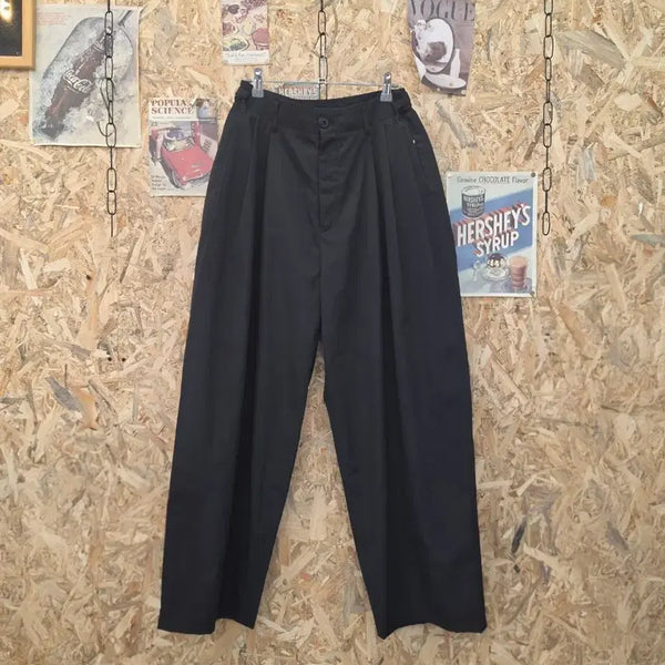 [BUNJANG] Noirer Summer Wool Balloon Two-Tuck Wide Pants - Size 48 / noirer 노이어 썸머울 벌룬 투턱 와이드 팬츠 48