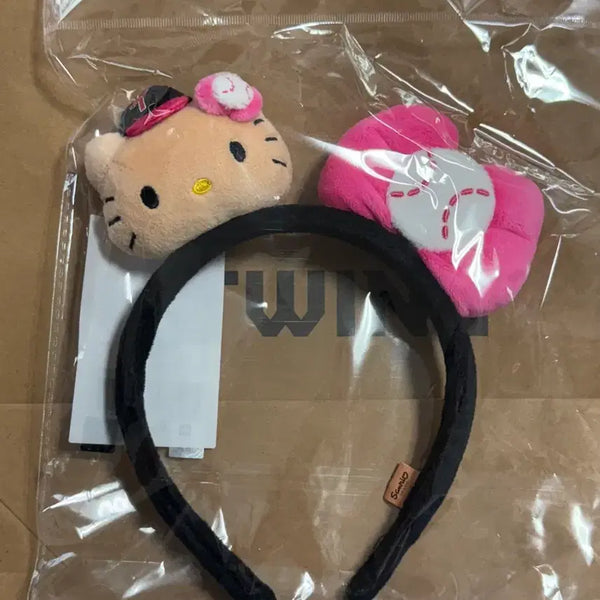 [BUNJANG] LG Twins Tanning Kitty Hello Kitty Doll Headband / 엘지트윈스 태닝키티 헬로키티 인형 머리띠