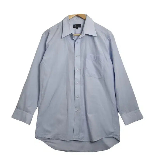 [BUNJANG] JPN Light Blue Men's Long Sleeve Dress Shirt [M] / JPN 라이트 블루 남성 긴팔 셔츠 [M] 남자 정장 와이셔츠