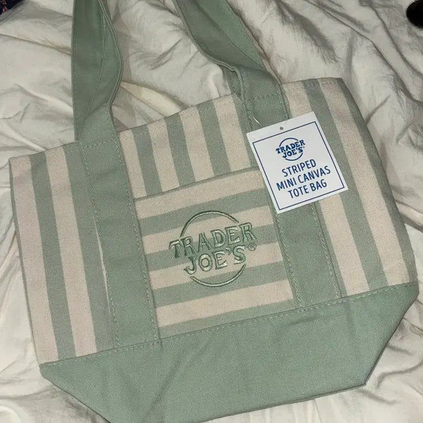 [BUNJANG] Trader Joe's New Eco Bag Mint / 트레이더조 신상 에코백 민트