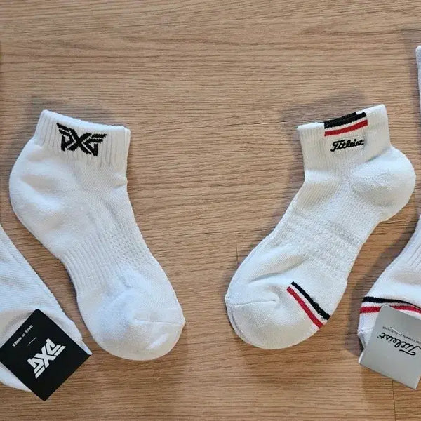[BUNJANG] PXG x Titleist Golf Socks Set (4 Pairs) / PXG 타이틀리스트 골프 양말 4족 세트