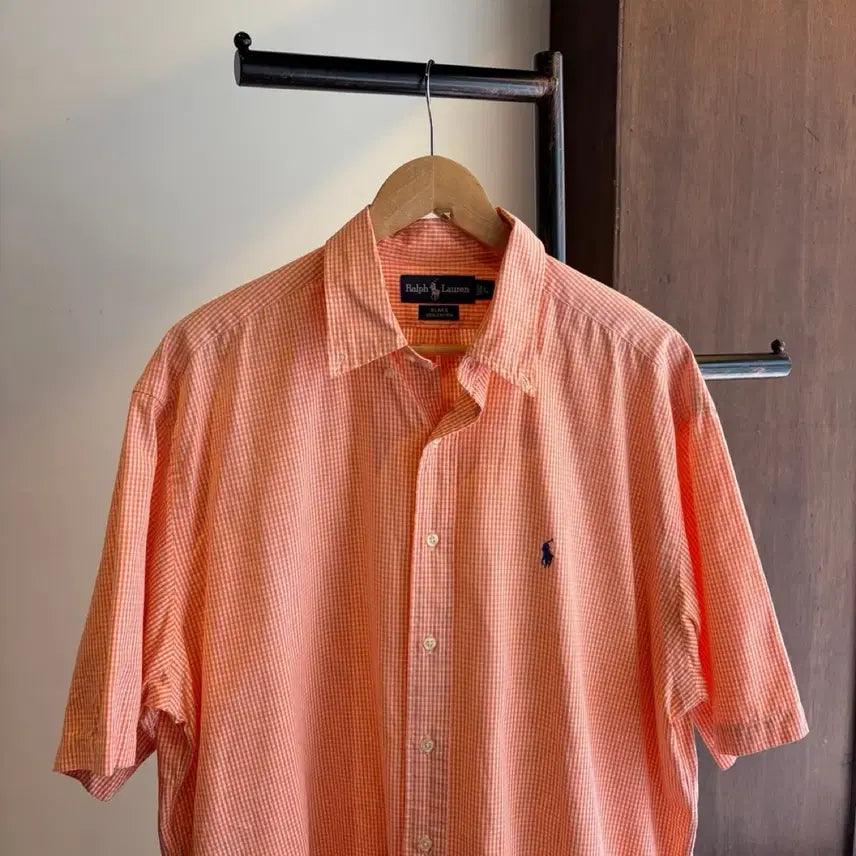 [BUNJANG] Polo Ralph Lauren Check Short Sleeve Shirt / 17393 - 폴로 랄프로렌 체크 반팔 셔츠