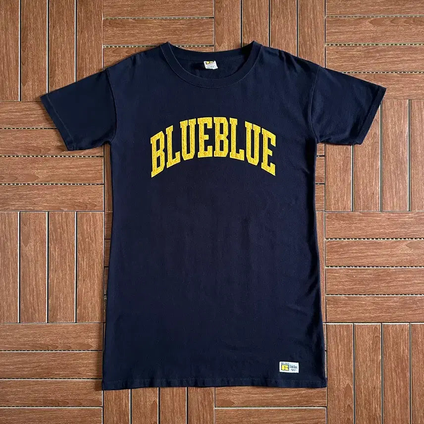 [BUNJANG] Russell Athletic x Blue Blue Cotton Long Short Sleeve Sweatshirt M / 러셀 에슬레틱 X 블루블루 코튼 롱 반팔 스웻 M