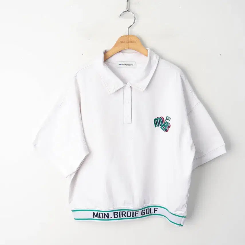 [BUNJANG] Mongbuddy Golf T-Shirt White / F/몽버디 골프 티셔츠