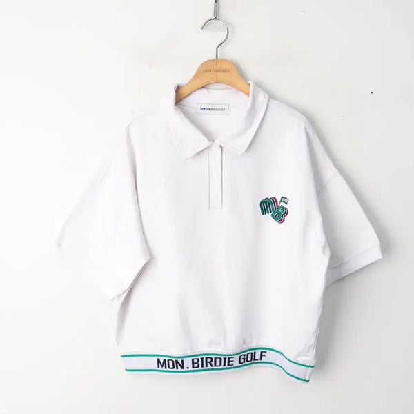 [BUNJANG] Mongbuddy Golf T-Shirt White / F/몽버디 골프 티셔츠