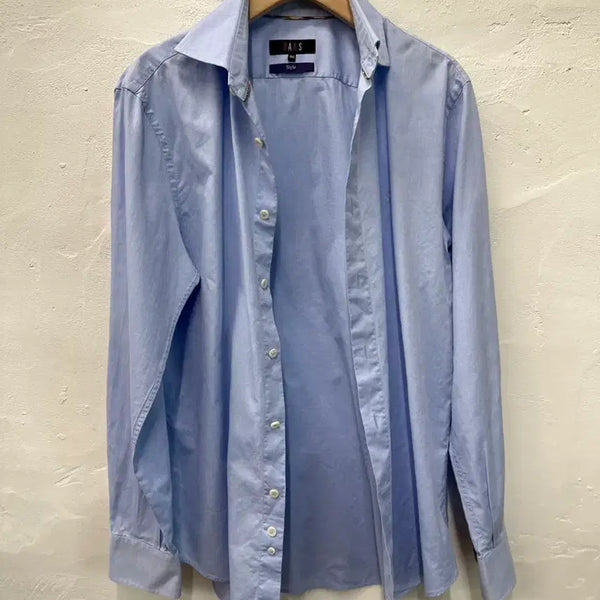 [BUNJANG] Daks Men's Long Sleeve Shirt Sky Blue 100 / 닥스 남 셔츠 스카이블루/긴팔 100