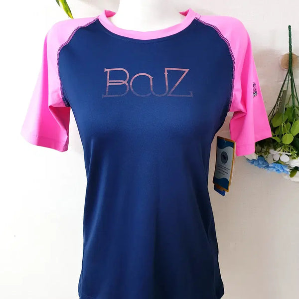 [BUNJANG] Bauz Women's Rash Guard Navy Pink Size 95 / 새상품 Bauz 여성래쉬가드 95 네이비핑크