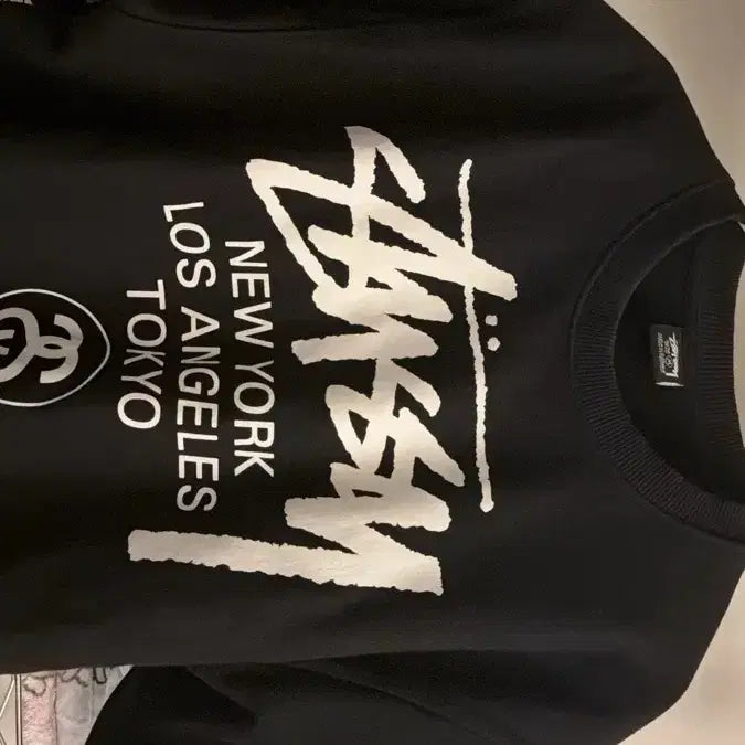 [BUNJANG] Stussy Sweatshirt M Black / 스투시 맨투맨 블랙