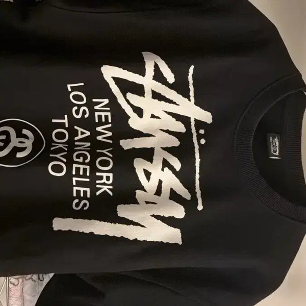 [BUNJANG] Stussy Sweatshirt M Black / 스투시 맨투맨 블랙