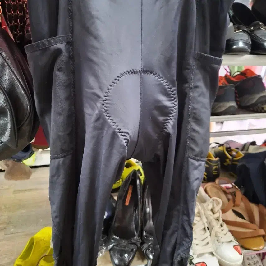 [BUNJANG] Black Cycling Bib Shorts / 블랙 사이클링 빕숏