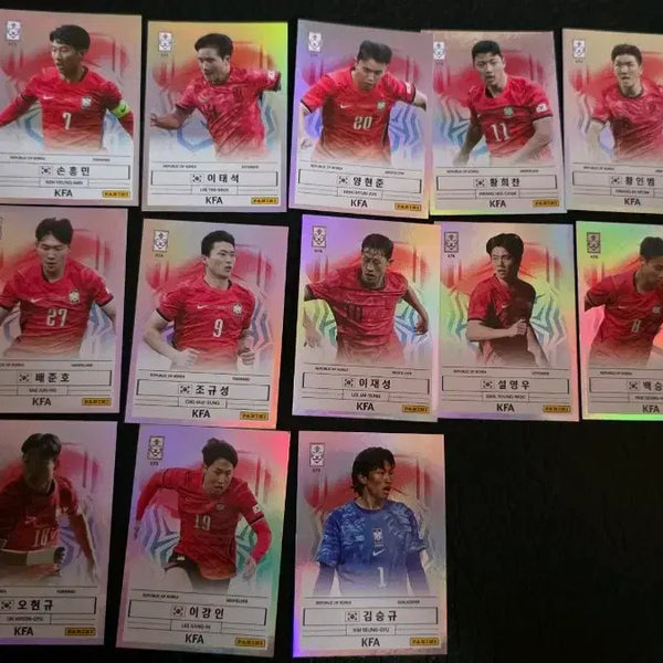 [BUNJANG] K League 2026 Panini National Team Soccer Star Autograph Cards (Son Heung-min, Hwang Hee-chan, Lee Kang-in, Cho Gue-sung) / k리그 26 파니니 국대 손흥민 황희찬 이강인 조규성 등