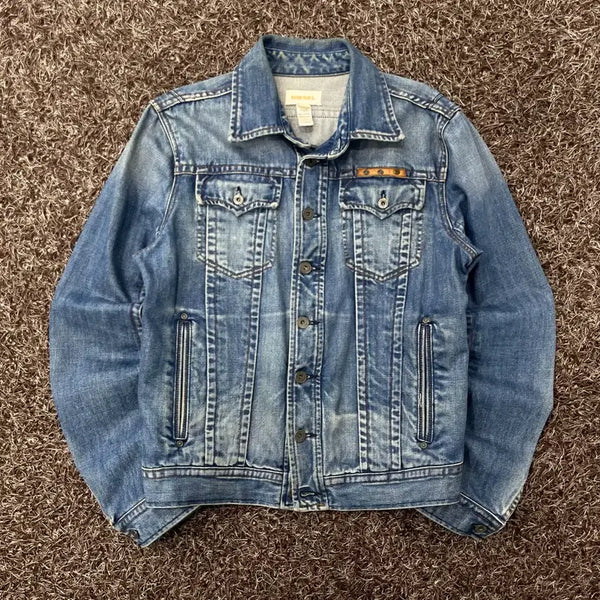[BUNJANG] M Diesel Washed Denim Trucker Jacket / M 디젤 워시드 데님 트러커 자켓