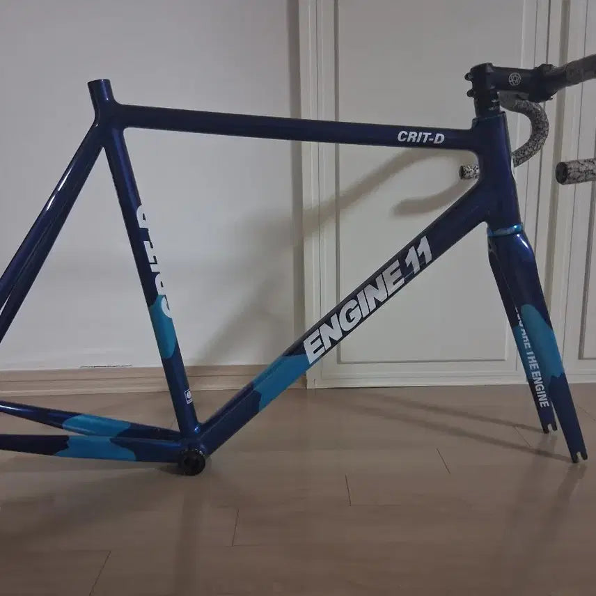 [BUNJANG] Engine11 Indigo Blue Bicycle Frame Set / 엔진11 인디고블루 급처