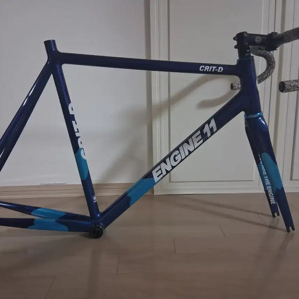 [BUNJANG] Engine11 Indigo Blue Bicycle Frame Set / 엔진11 인디고블루 급처