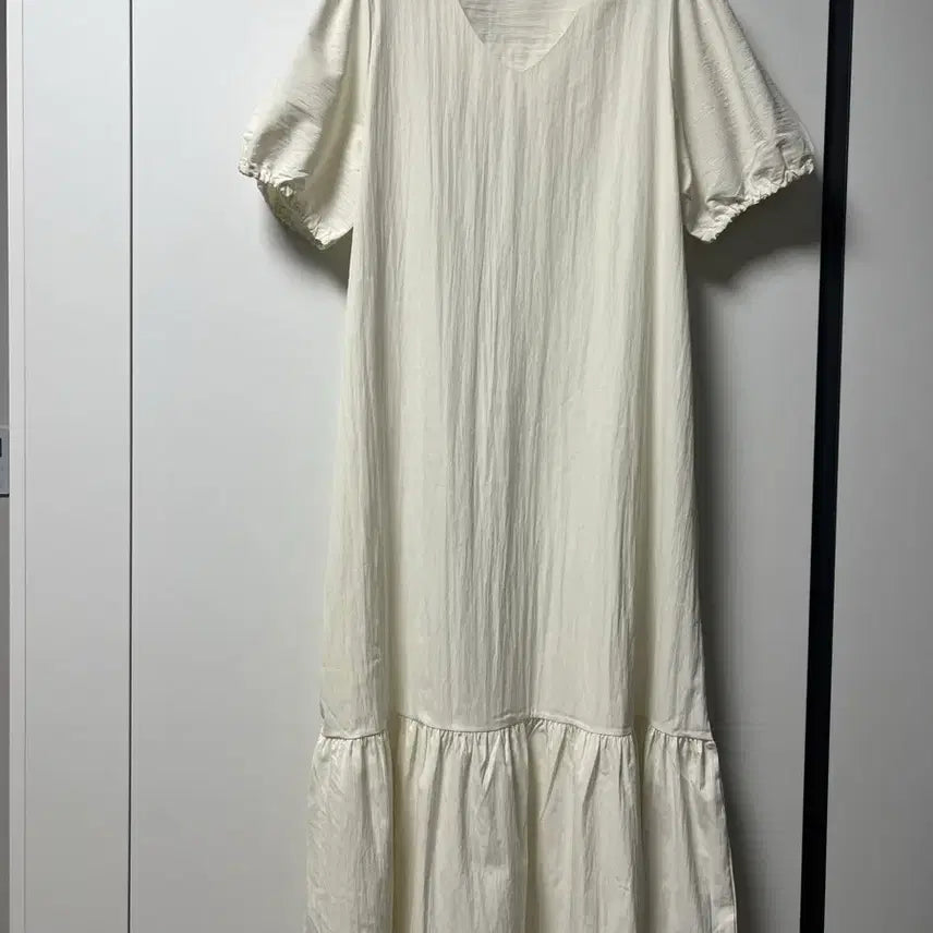 [BUNJANG] Elegant Shirring Long Dress / 셔링 예쁜 원피스 롱기장