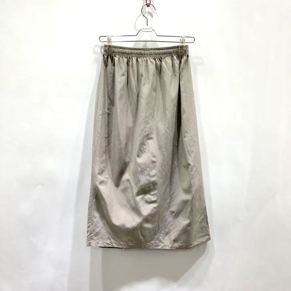 [BUNJANG] Simple Beige Banding Long Skirt Beige S / 심플베이지 밴딩 롱스커트 베이지 S 영구제 중고장터