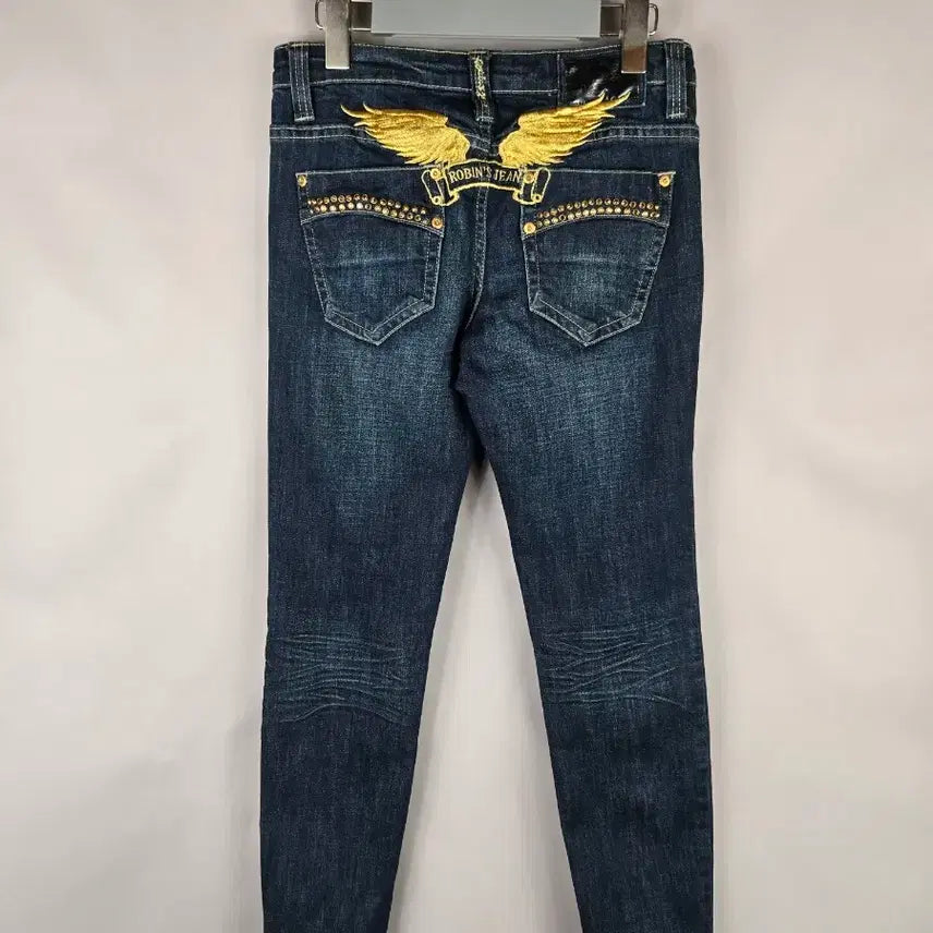 [BUNJANG] Robinson Jean Women's 27 Waist Stretch Washed Denim Skinny Jeans / [무료배송]로빈슨진 27 여성 스판 워싱 데님 스키니 청바지 로빈스진
