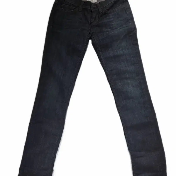 [BUNJANG] Dolce & Gabbana Dark Indigo Slim Fit Denim Pants with Back Plate / 돌체앤가바나 백플레이트 다크인디고 슬림 데님 팬츠