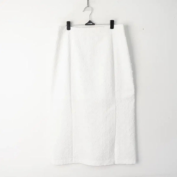 [BUNJANG] GENERAL IDEA Textured Bubble H-Line Long Skirt (Size L) / 29/제너럴아이디어 텍스처드 버블 H라인 롱스커트