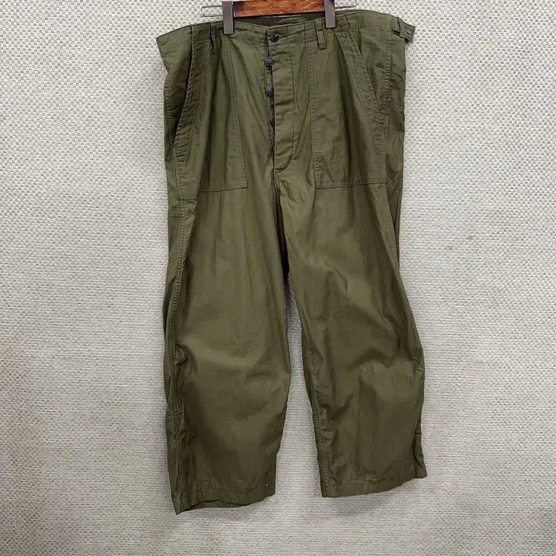 [BUNJANG] Vintage Wide Cotton Pants XXL / 빈티지 와이드 코튼팬츠  XXL D07501