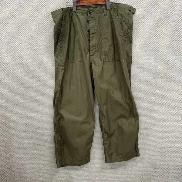 [BUNJANG] Vintage Wide Cotton Pants XXL / 빈티지 와이드 코튼팬츠  XXL D07501