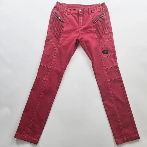 [BUNJANG] K2 Red Spandex Outdoor Slim Fit Pants Size 27 (R6368) / K2 등산바지 레드 스판 아웃도어 슬림 사이즈27 R6368