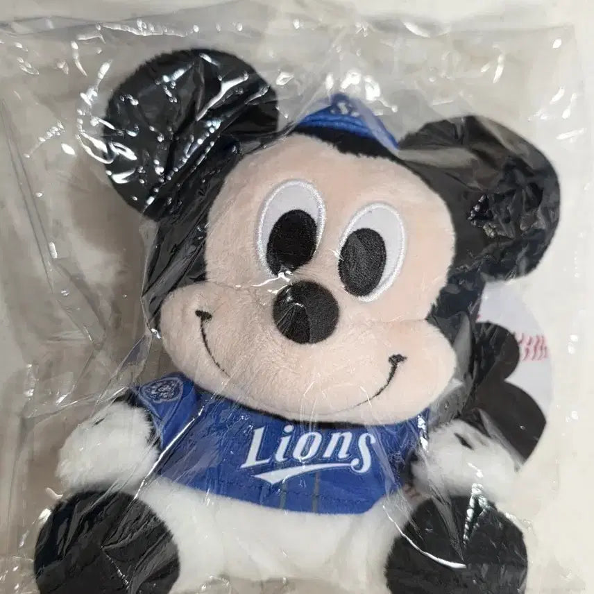 [BUNJANG] Samsung Lions x Mickey Mouse Collaboration Keychain / 삼성 라이온즈 미키 키링