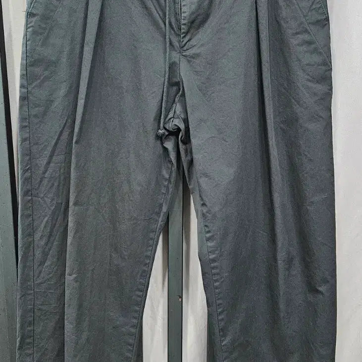 [BUNJANG] COOR Wide Cotton Parachute Pants Graphite L / 쿠어(COOR) 와이드 코튼 파라슈트 팬츠 그라파이트 L