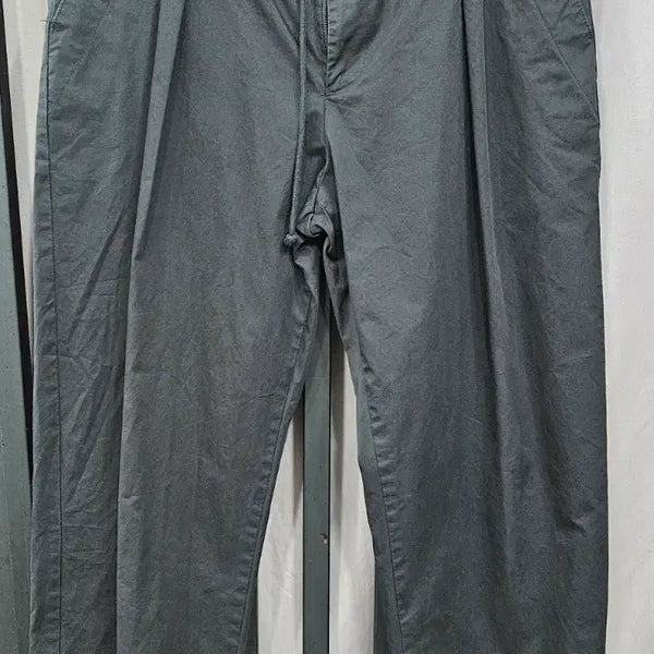 [BUNJANG] COOR Wide Cotton Parachute Pants Graphite L / 쿠어(COOR) 와이드 코튼 파라슈트 팬츠 그라파이트 L