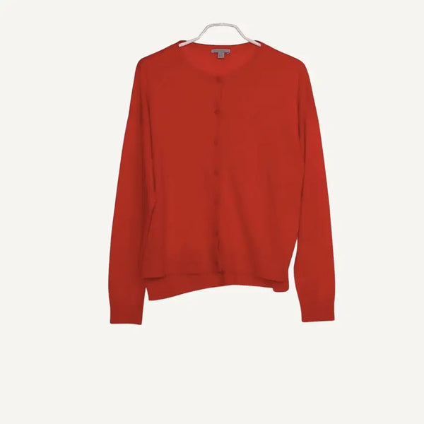[BUNJANG] COS Red Cardigan / COS 코스 레드 가디건 S_A454