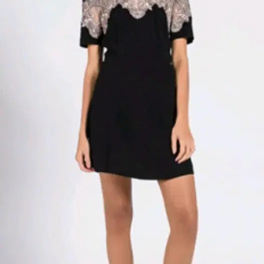 [BUNJANG] Sandro Lace Dress Black / 산드로 레이스 원피스