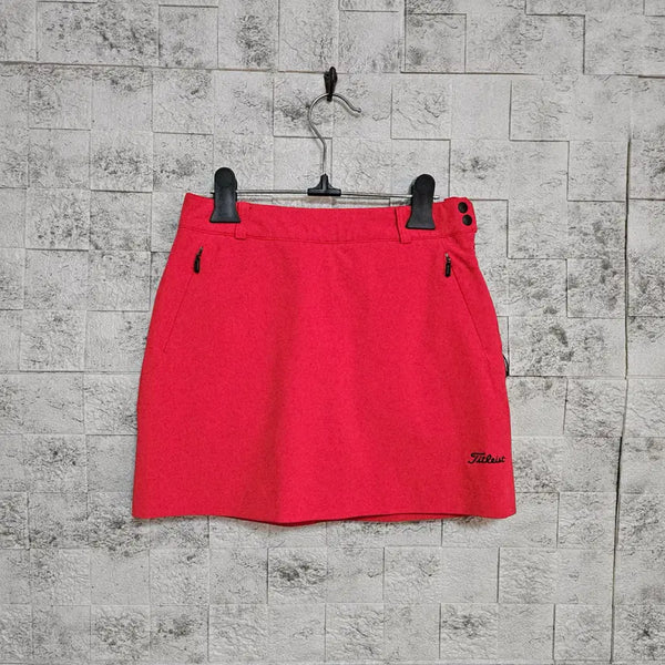 [BUNJANG] Titleist Golf Skirt with Back Elastic Band / 타이틀리스트 골프 뒷밴딩 치마 스커트
