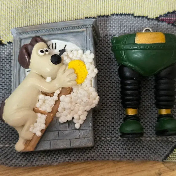 [BUNJANG] Wallace & Gromit Magnet & Figure Gacha Set / 월레스와 그로밋 마그넷,피규어 가챠 월그