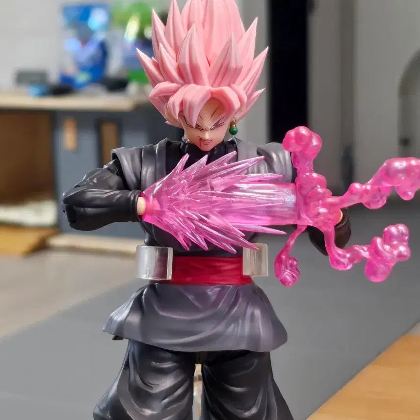[BUNJANG] S.H.Figuarts Dragon Ball Demoniac Black Goku + Bonus 2 Hair Sets / shf 드래곤볼 디멘시오니아 블랙오공+보너스 헤어2종
