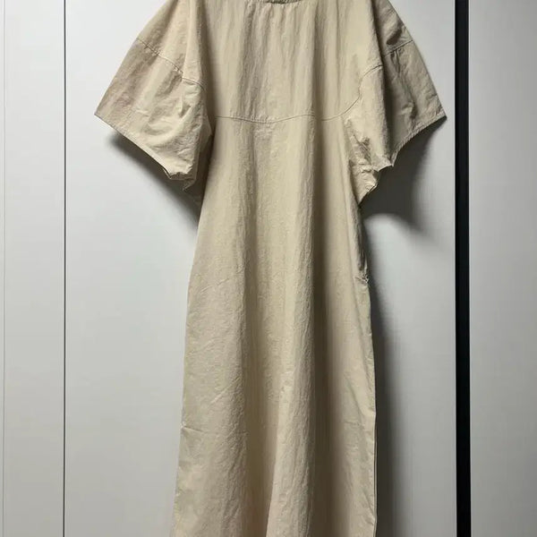[BUNJANG] Beige Daily Dress / 바스락 편한 데일리 원피스