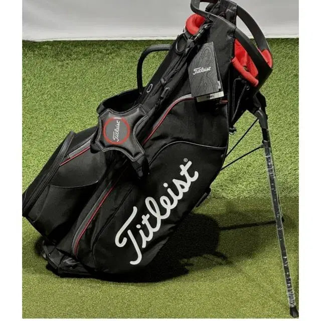 [BUNJANG] Titleist Hybrid5 TB25SX6A 5-Way Lightweight Stand Golf Bag (Black/Red) / 타이틀리스트 스탠드백 5구 2026 경량 골프백 블랙레드 골프가방...