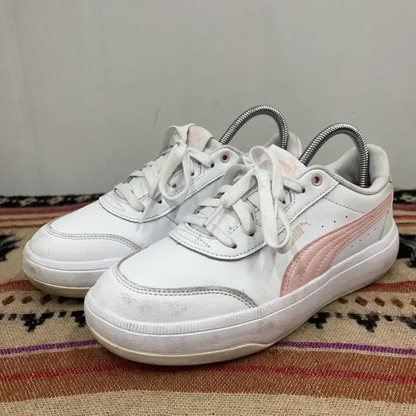 [BUNJANG] Puma Torsional White Sneakers 235 / 푸마 토리 화이트 스니커즈 운동화 235 X01898