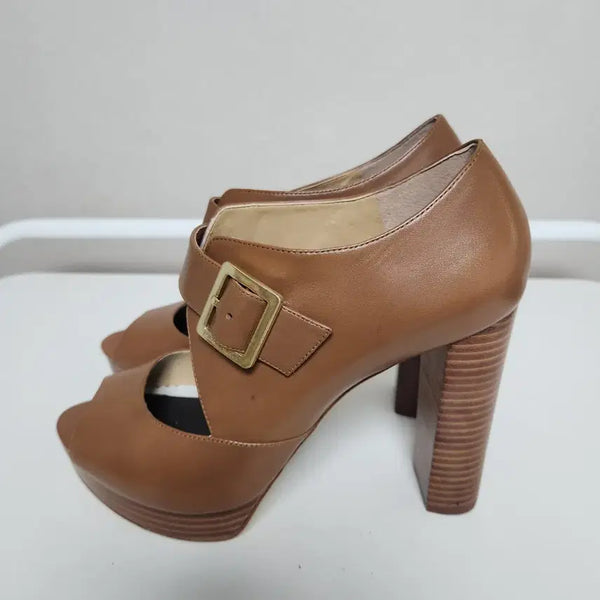 [BUNJANG] Michael Kors Brown Heels Sandals Size 250 / 마이클 코어스 힐 샌들 250