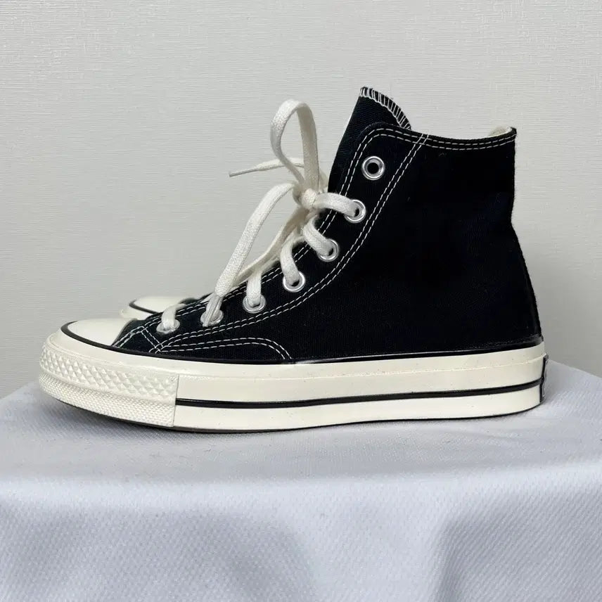 [BUNJANG] Converse Chuck Taylor All Star High Top Sneakers Black / 컨버스 척테일러 블랙 하이탑 스니커즈 운동화 신발 230 라덴 빈티지