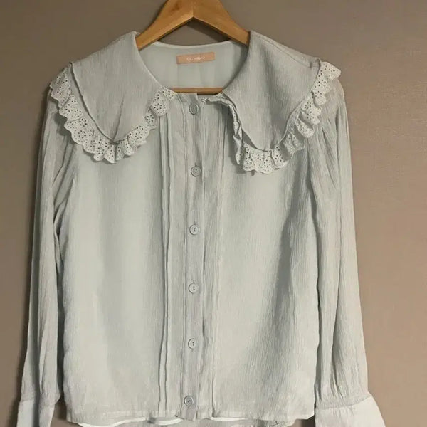 [BUNJANG] CC Collect Sera Kara Blouse / (정가20만) CC콜렉트 세라카라  블라우스