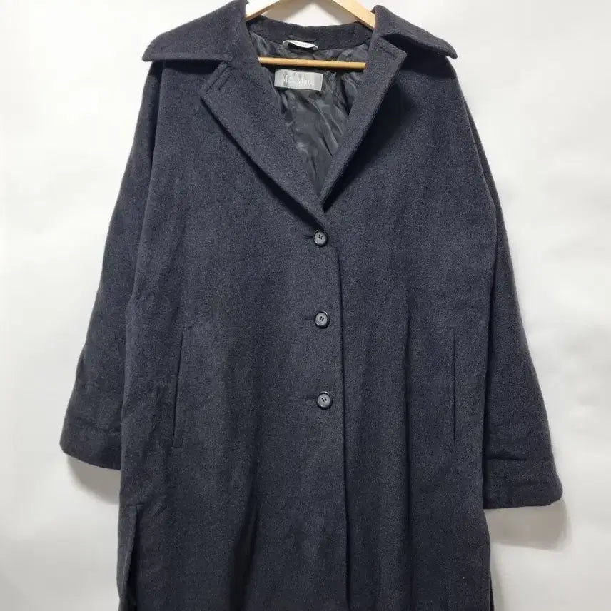 [BUNJANG] Max Mara Charcoal Wool Coat / 막스마라 차콜 코트 95
