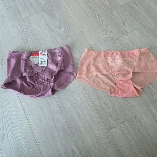 [BUNJANG] Women's Lace Panties Set (2 Pairs) / 여성 레이스 팬티 95,100(새상품)
