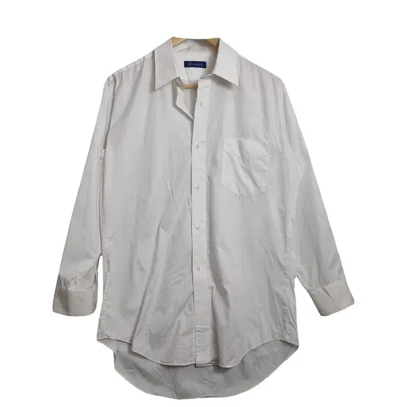 [BUNJANG] BALMORAL White Men's Basic Long-Sleeve Dress Shirt [L] / BALMORAL 화이트 남성 와이 셔츠 [L] 남자 기본 긴팔 남방