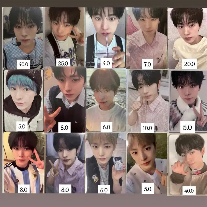 [BUNJANG] NCT WISH Steady Pop-Up Color China Short Sleeve Yushi QQI KMS Izewi Winner Photocard Split Set / 엔시티위시스테디팝팝컬러중국반팔유우시큐큐kms이즈위당첨자포카분철판매