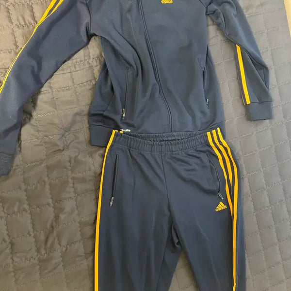 [BUNJANG] Adidas Training Set Navy Jersey and Pants / 아디다스 트레이닝 세트 네이비 져지 팬츠