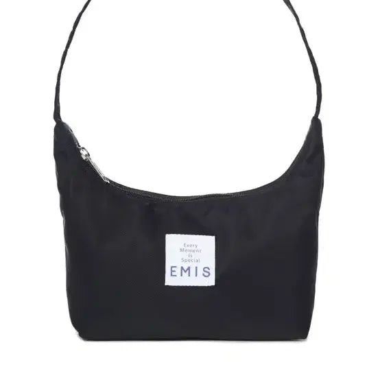[BUNJANG] EMIS Nylon Hobo Bag Black / EMIS 이미스 나일론 호보백 블랙