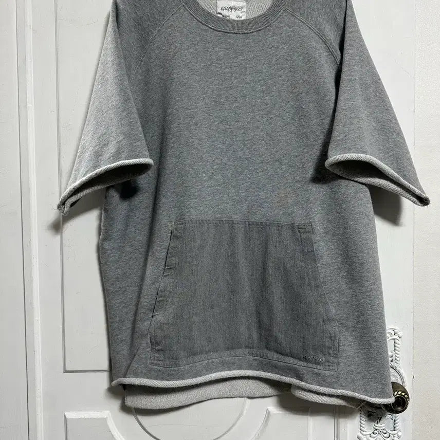 [BUNJANG] Gramicci Tailcut Sweat Short Sleeve T-Shirt / 그라미치 테일컷 스웻 반팔티