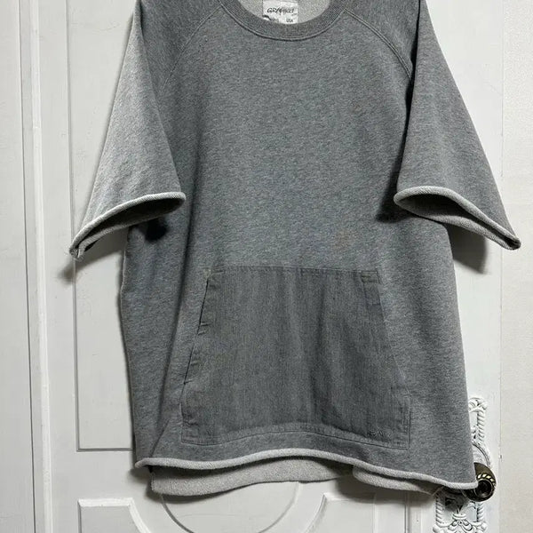 [BUNJANG] Gramicci Tailcut Sweat Short Sleeve T-Shirt / 그라미치 테일컷 스웻 반팔티
