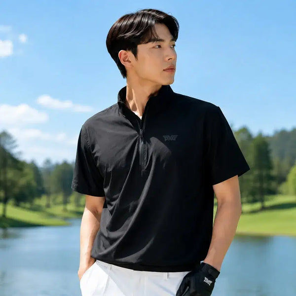 [BUNJANG] PXG Men's Golf Summer Short Sleeve Rain Jacket / PXG 골프 남성 여름 숏 슬리브 레인 자켓  L